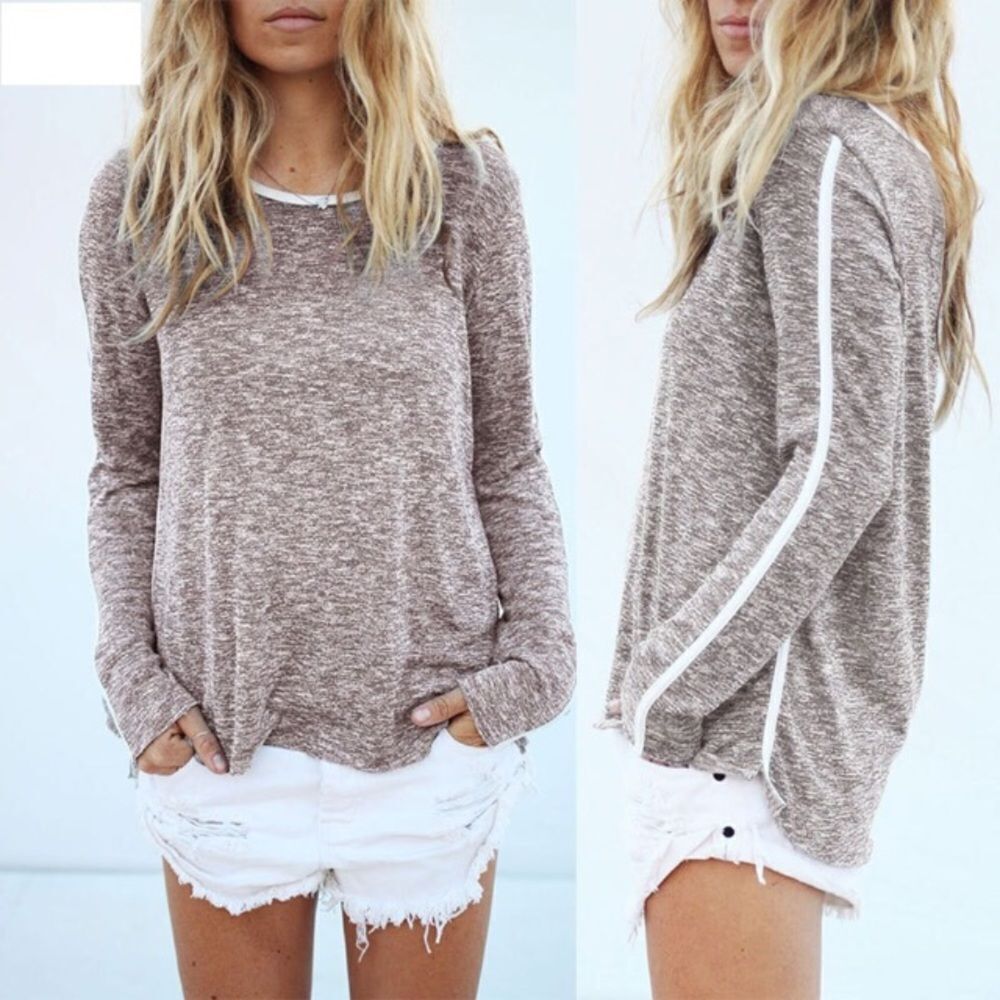 Brown Flecked Pullover